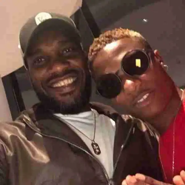 Former Footballer, Jay Jay Okocha Pictured With Wizkid